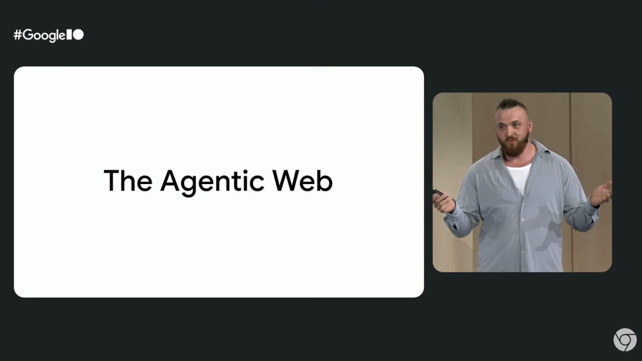 Google's Kasper Kulikowski presenting at Google I/O